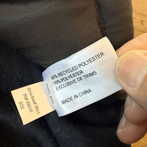 Orvis Men's Fleece Camping Hiking Mock Neck Sleeveless Full Zip Vest Blue Large - Picture 5 of 8